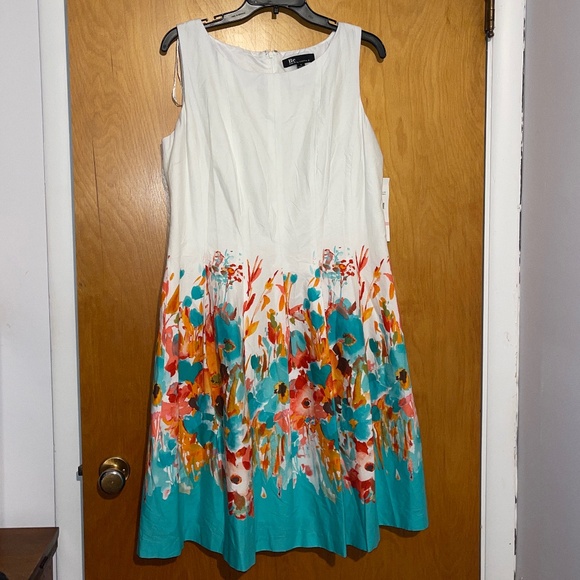NWT Be by Cheta B multicolor dress with lining - Picture 1 of 5